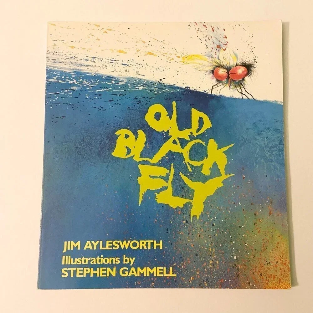 Vintage 1995 Old Black Fly Jim Aylesworth First Owlet Edition